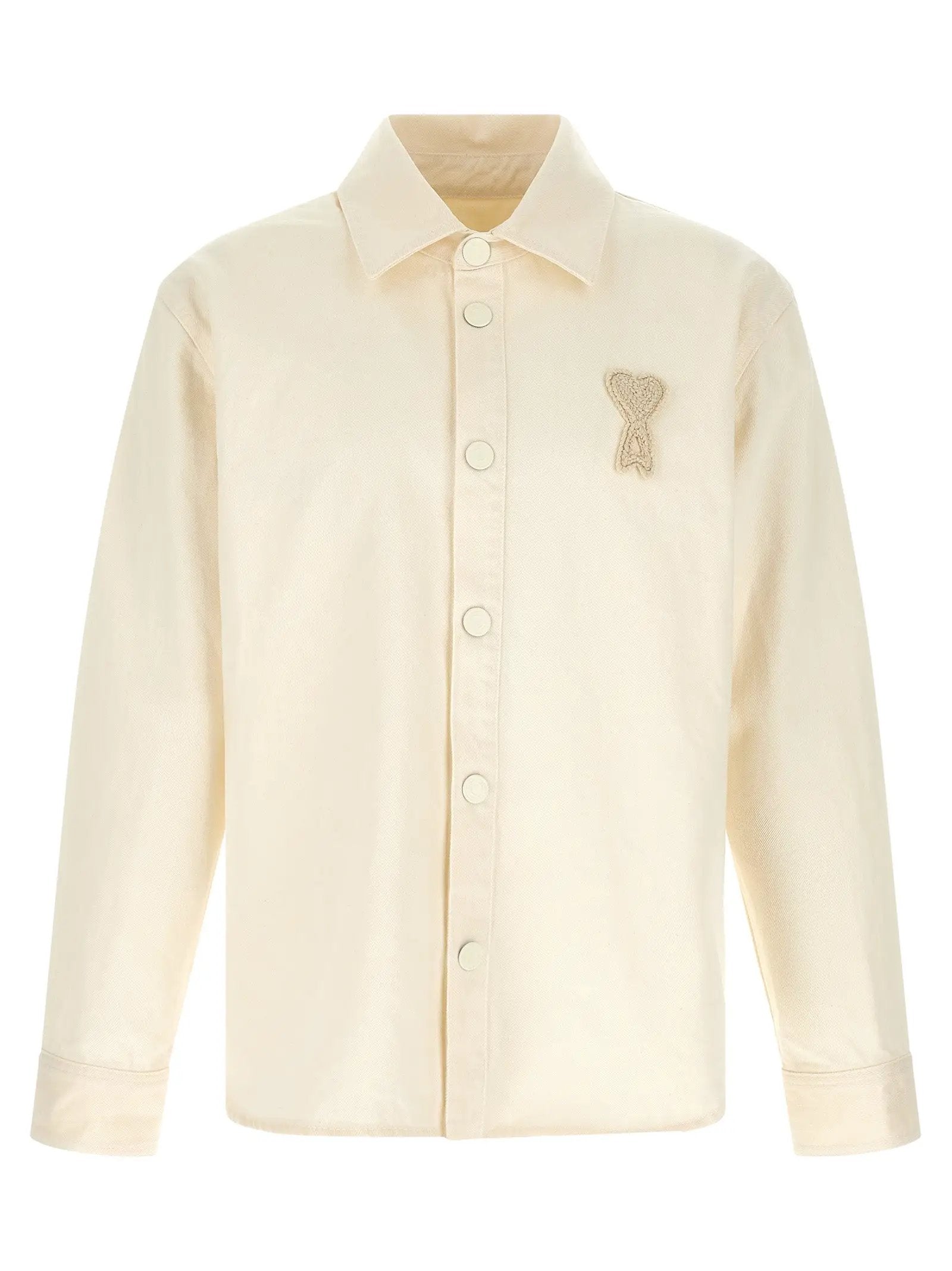 Ami Paris Beige Cotton Blouse
