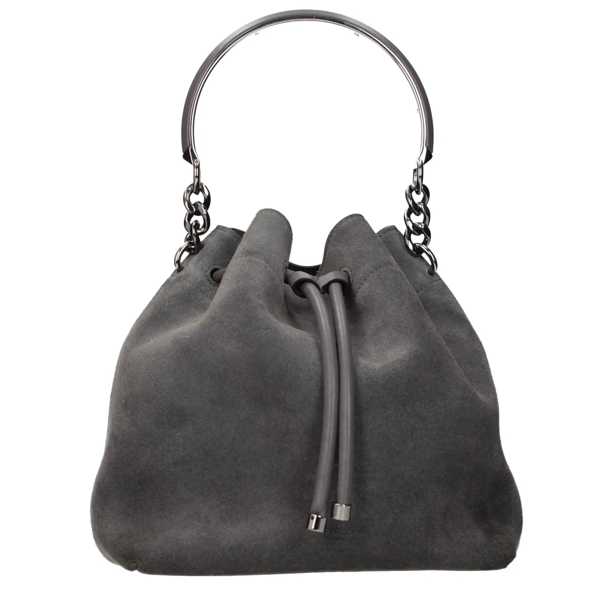 Sac à main Jimmy Choo en cuir gris