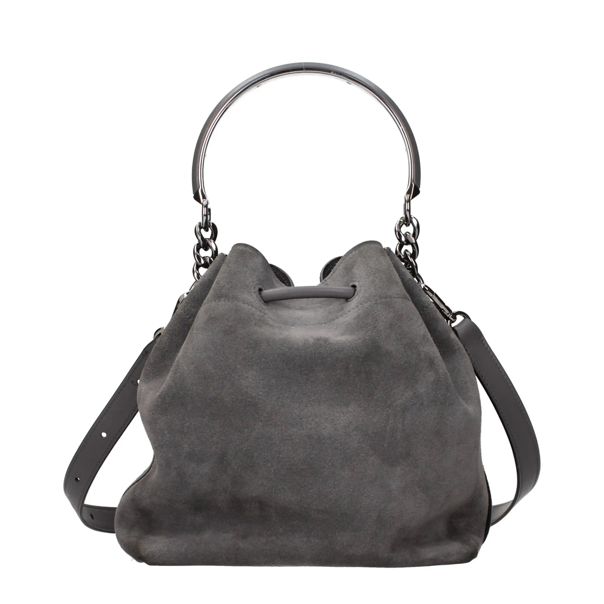 Sac à main Jimmy Choo en cuir gris
