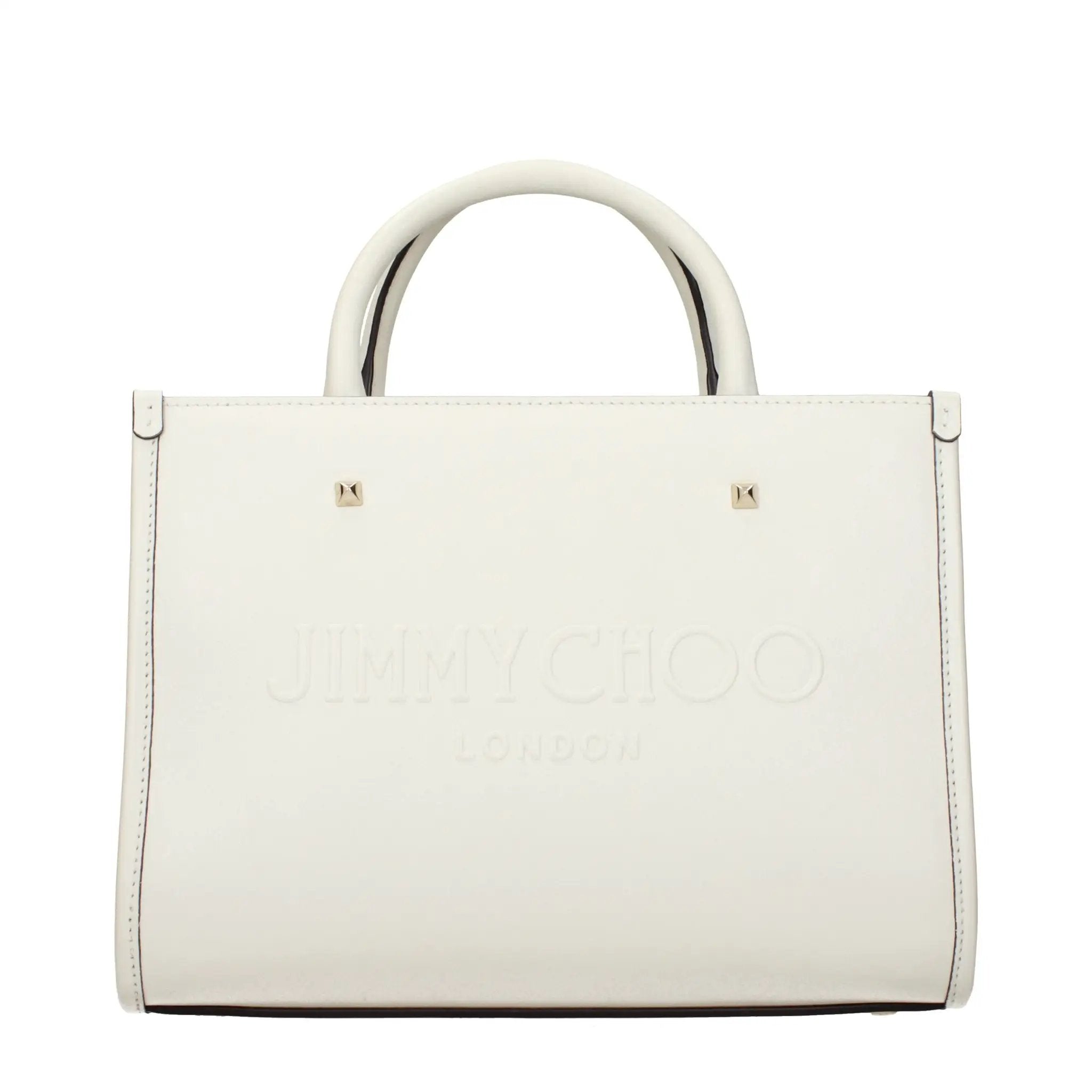 Sac à main en cuir blanc Jimmy Choo