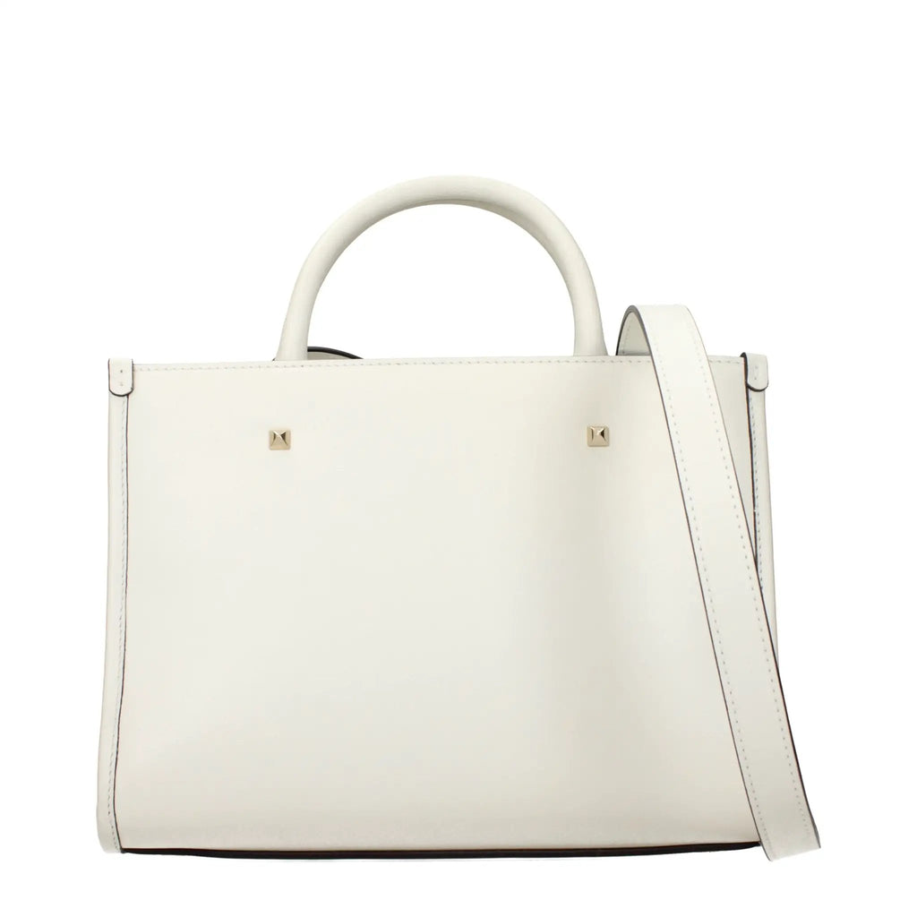 Sac à main en cuir blanc Jimmy Choo
