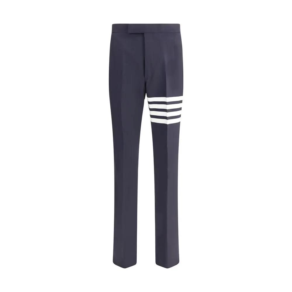 Thom Browne Blue Wool Oves Aries Pants
