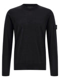 Stone Island Black Virgin Wool Cardigan
