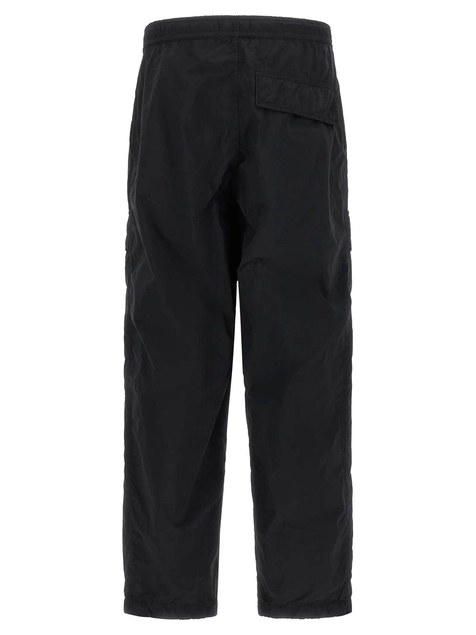 Stone Island Black Polyamide Cargo Pants