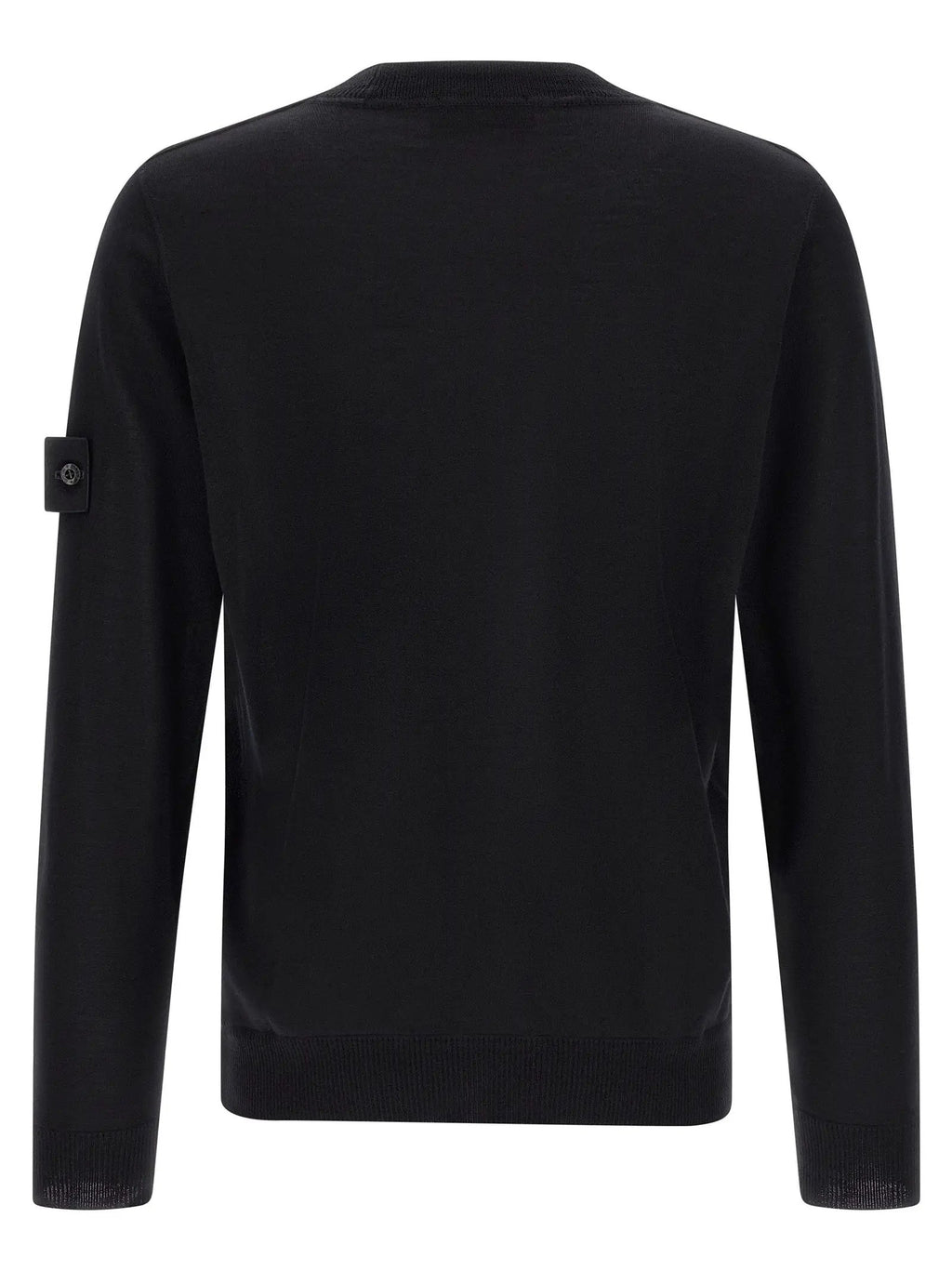 Stone Island Black Virgin Wool Cardigan