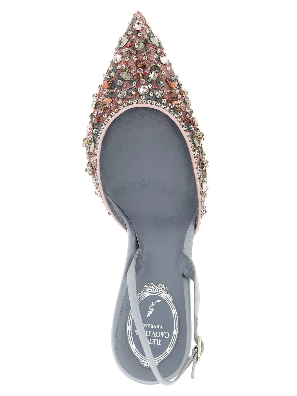 RENE CAOVILLA Multicolor Glass High Heel Pumps