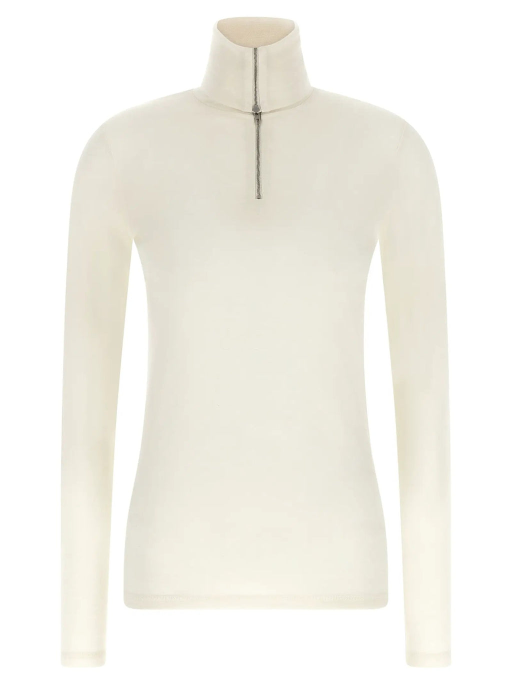 Jil Sander White Polyester Cardigan
