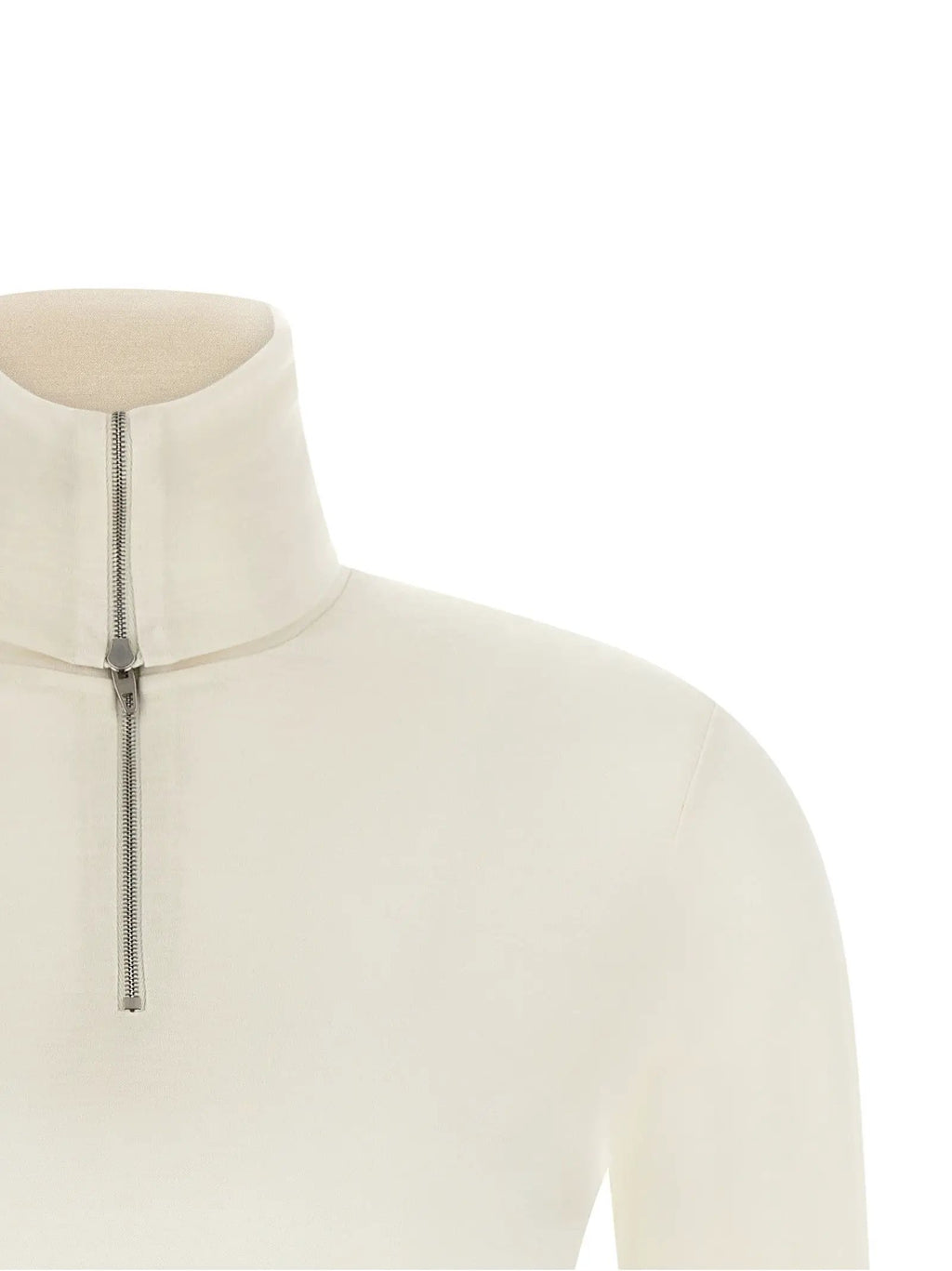 Jil Sander White Polyester Cardigan