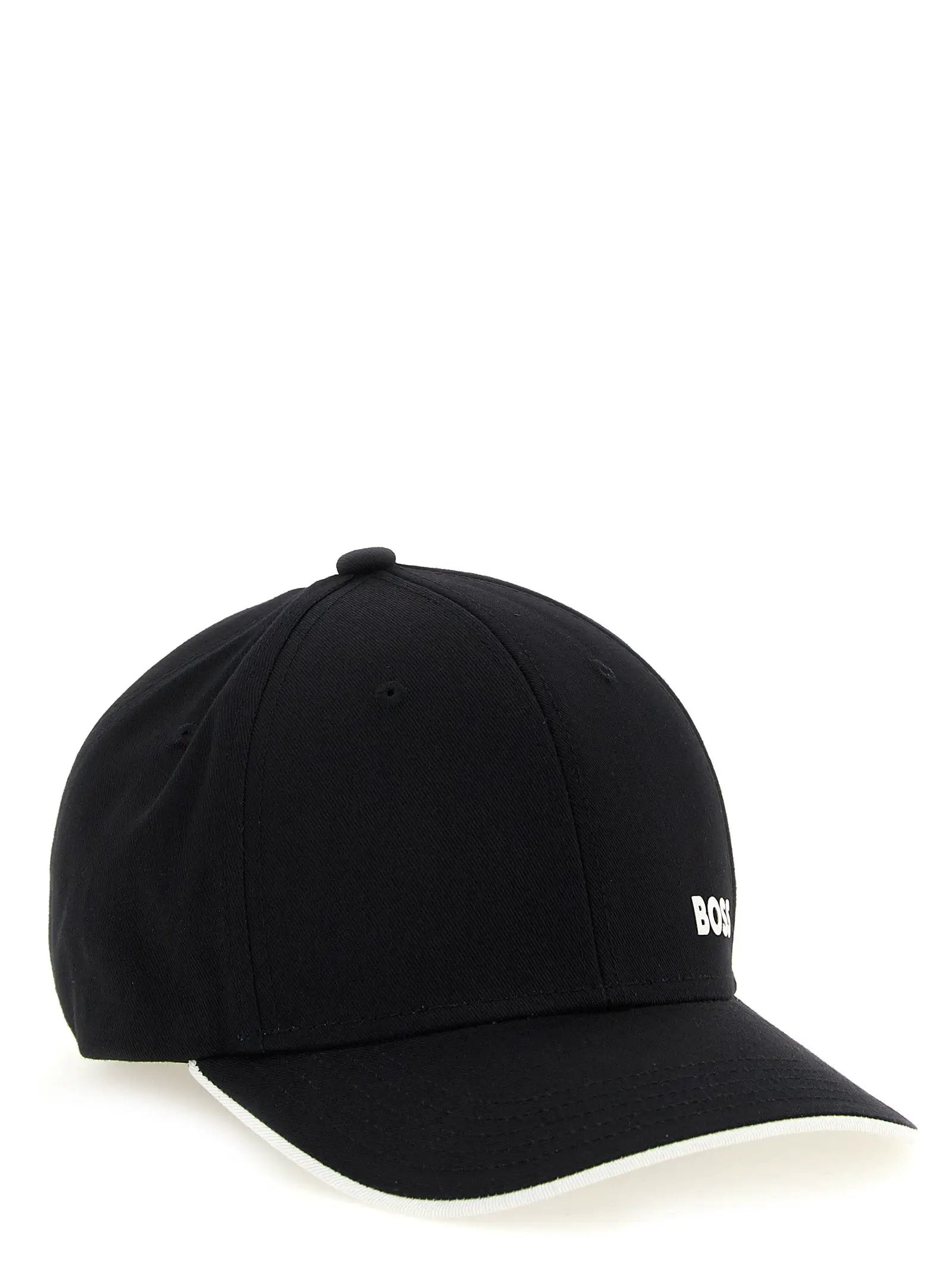 Casquette Hugo Boss en coton noir (casquette de baseball)