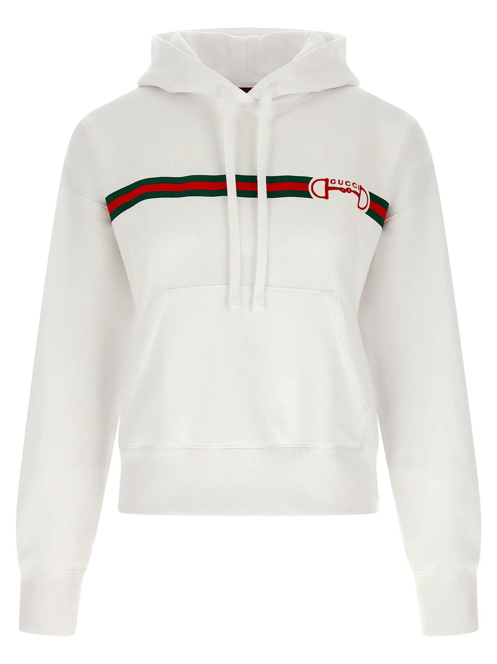 Gucci White Cotton Hoodie