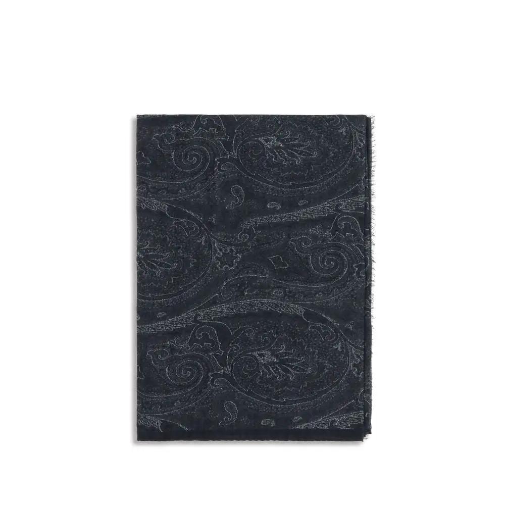 Etro Black Modal Scarf