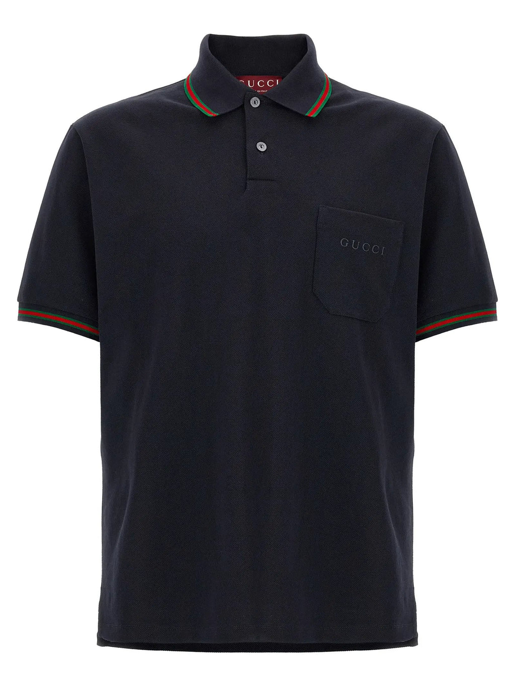 Gucci Blue Cotton Polo Shirt