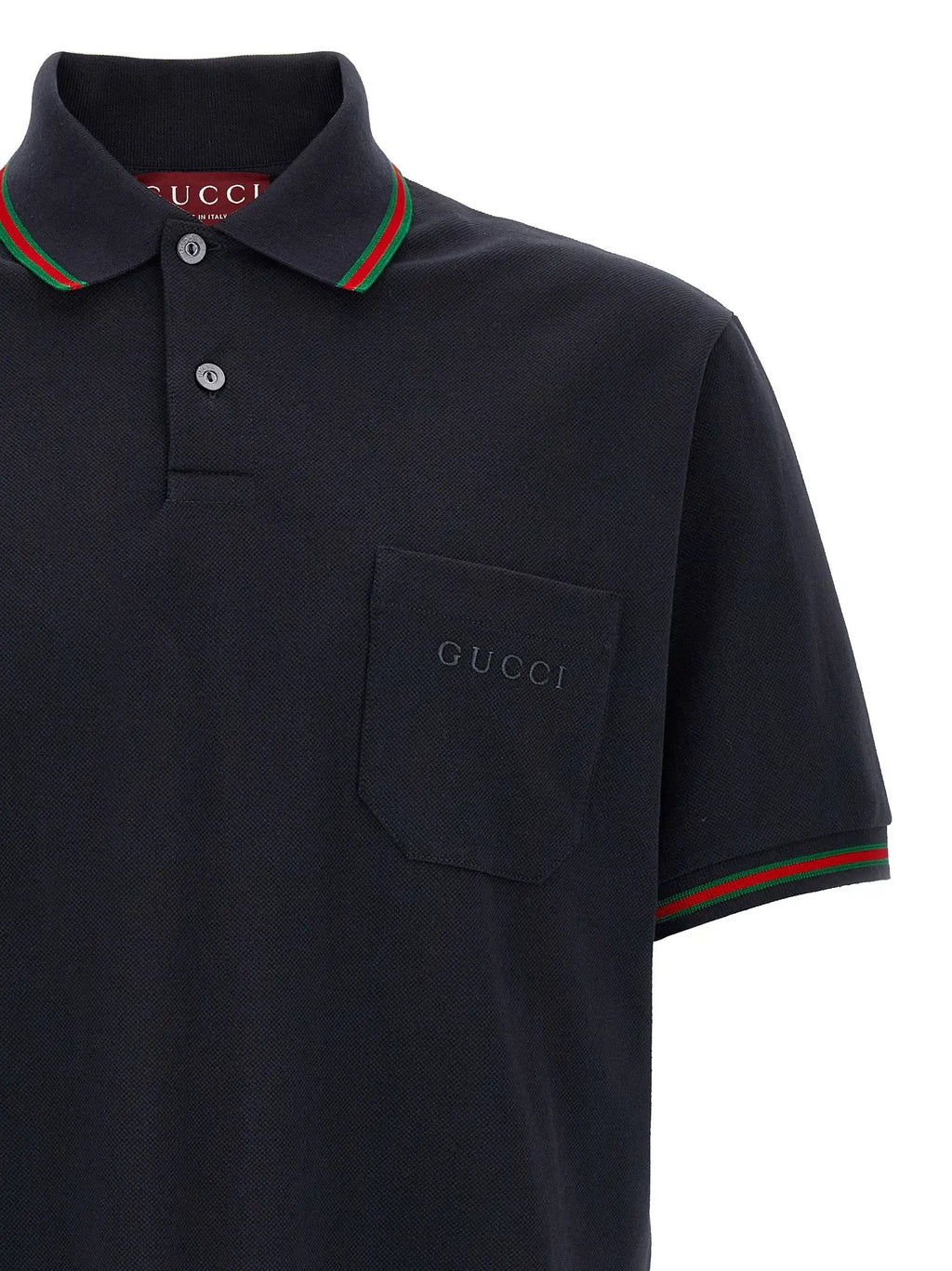 Gucci Blue Cotton Polo Shirt