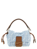 Sac à main Fendi en coton bleu