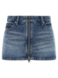 Alexander Wang Blue Cotton Bermuda Shorts