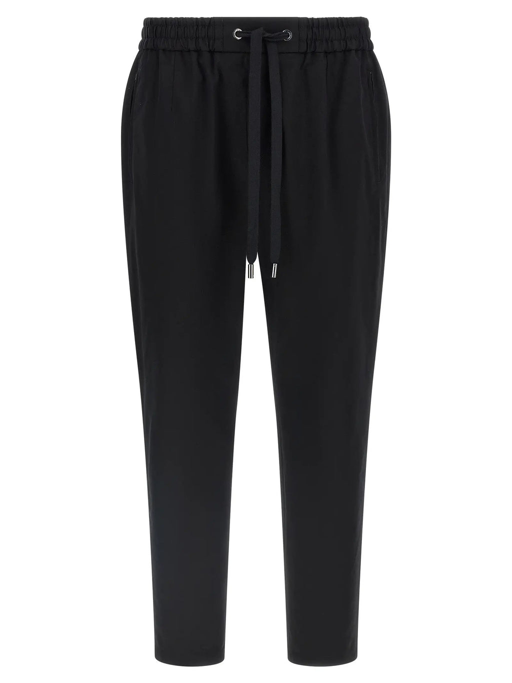 Dolce & Gabbana Black Cotton Casual Pants