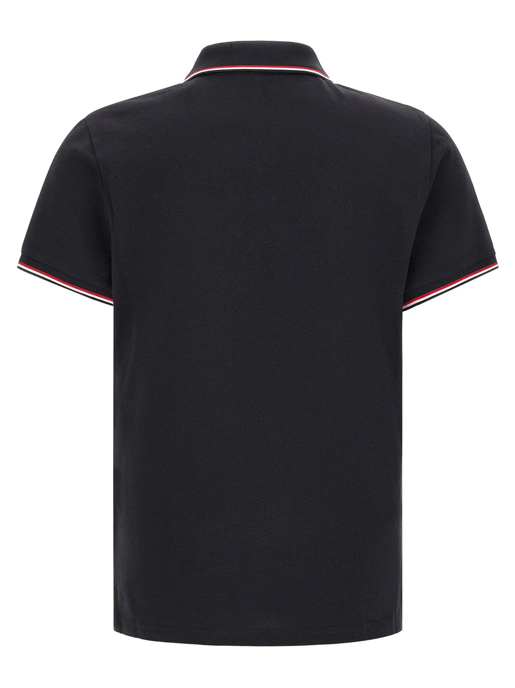 Moncler Blue Cotton Polo Shirt