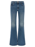 Mother Denim Blue Cotton Bootcut Jeans