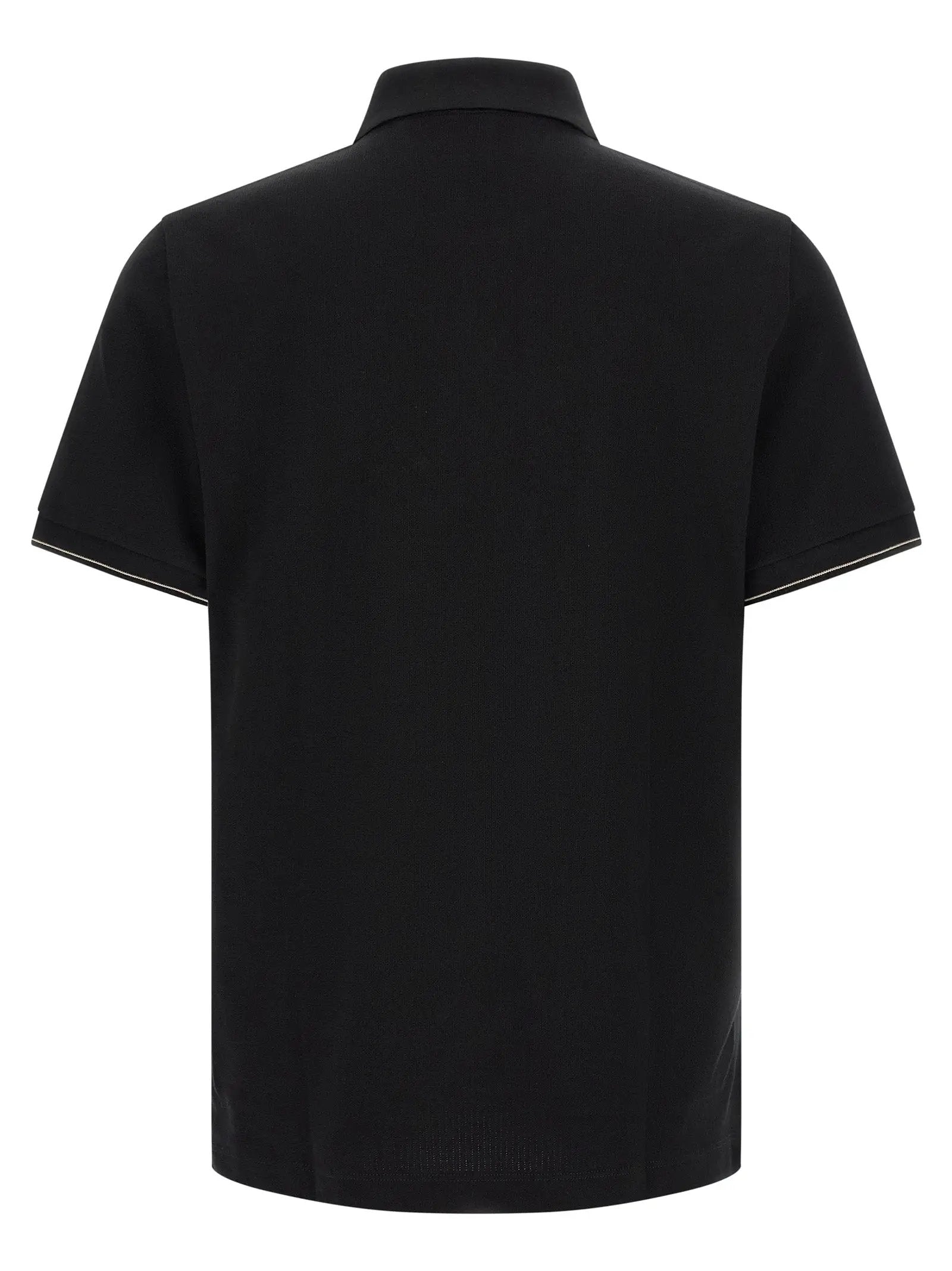 Polo Hugo Boss noir en coton