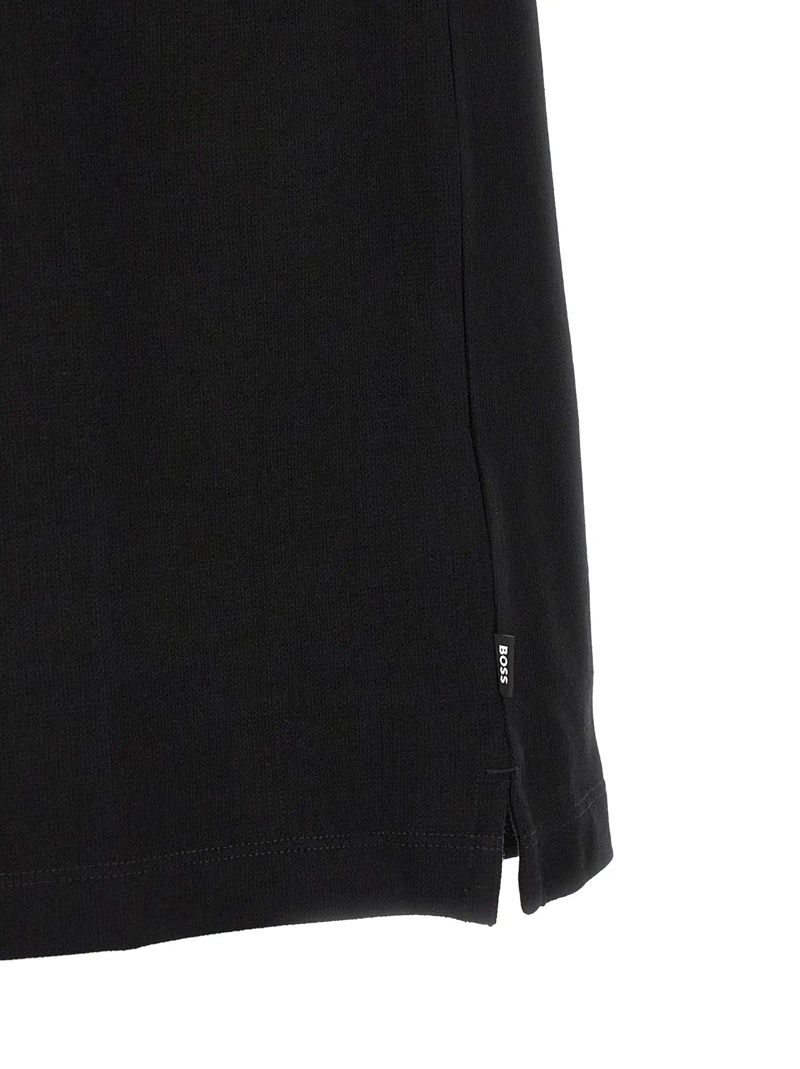 Polo Hugo Boss noir en coton