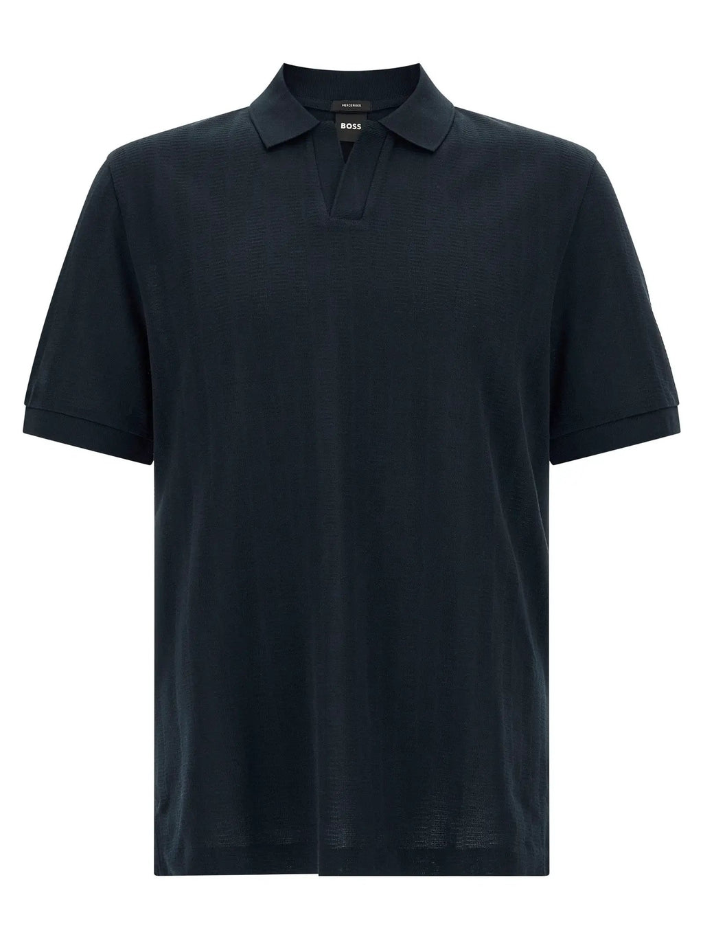 Hugo Boss Blue Cotton Polo Shirt