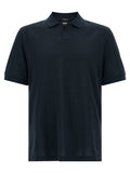Hugo Boss Blue Cotton Polo Shirt