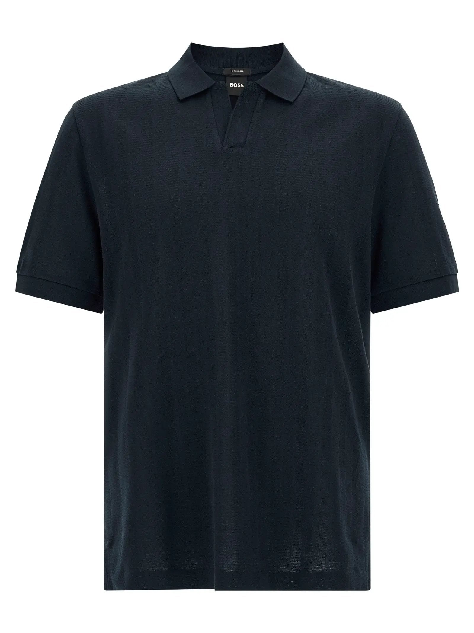 Hugo Boss Blue Cotton Polo Shirt