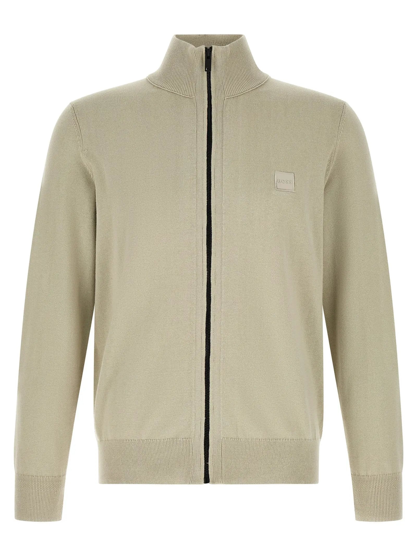 Hugo Boss Beige Cotton Cardigan