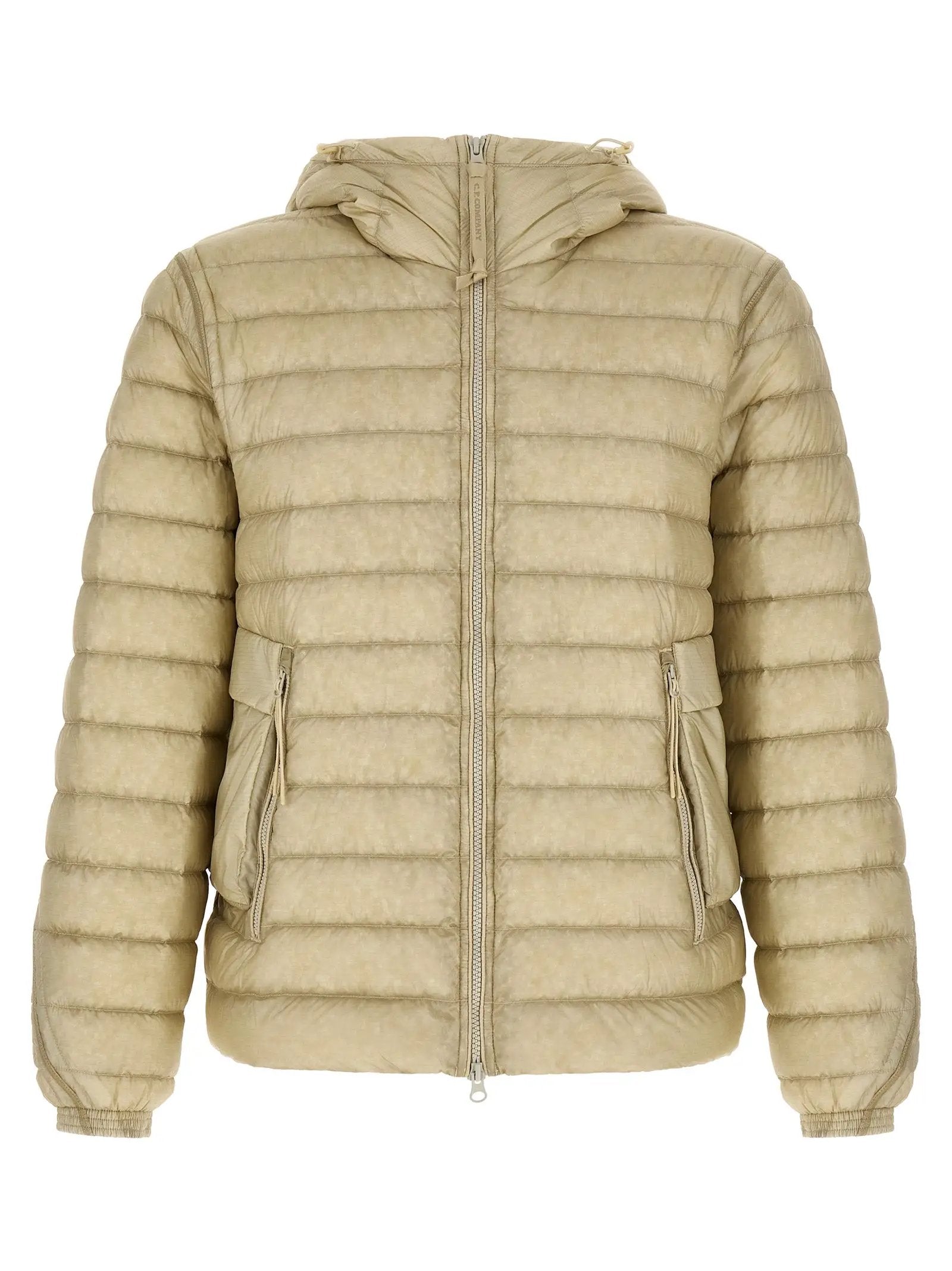 C.P. Company Beige Polyamide Full-Length Jacket