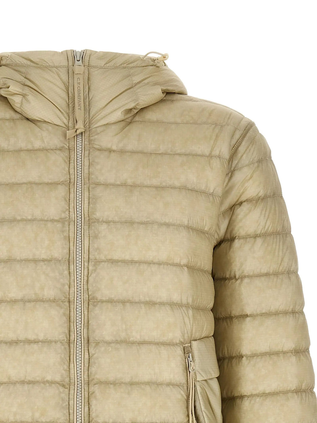 C.P. Company Beige Polyamide Full-Length Jacket