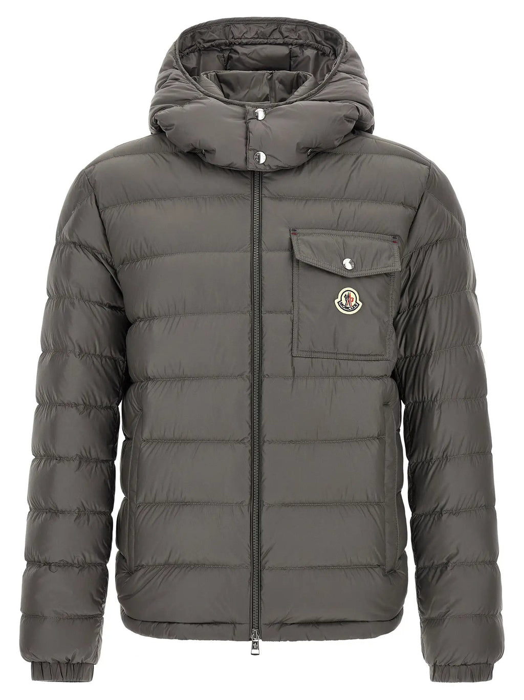 Moncler Moncler Gray Polyamide Full-Length Jacket