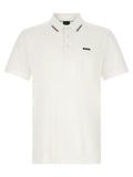 Hugo Boss White Cotton Polo Shirt
