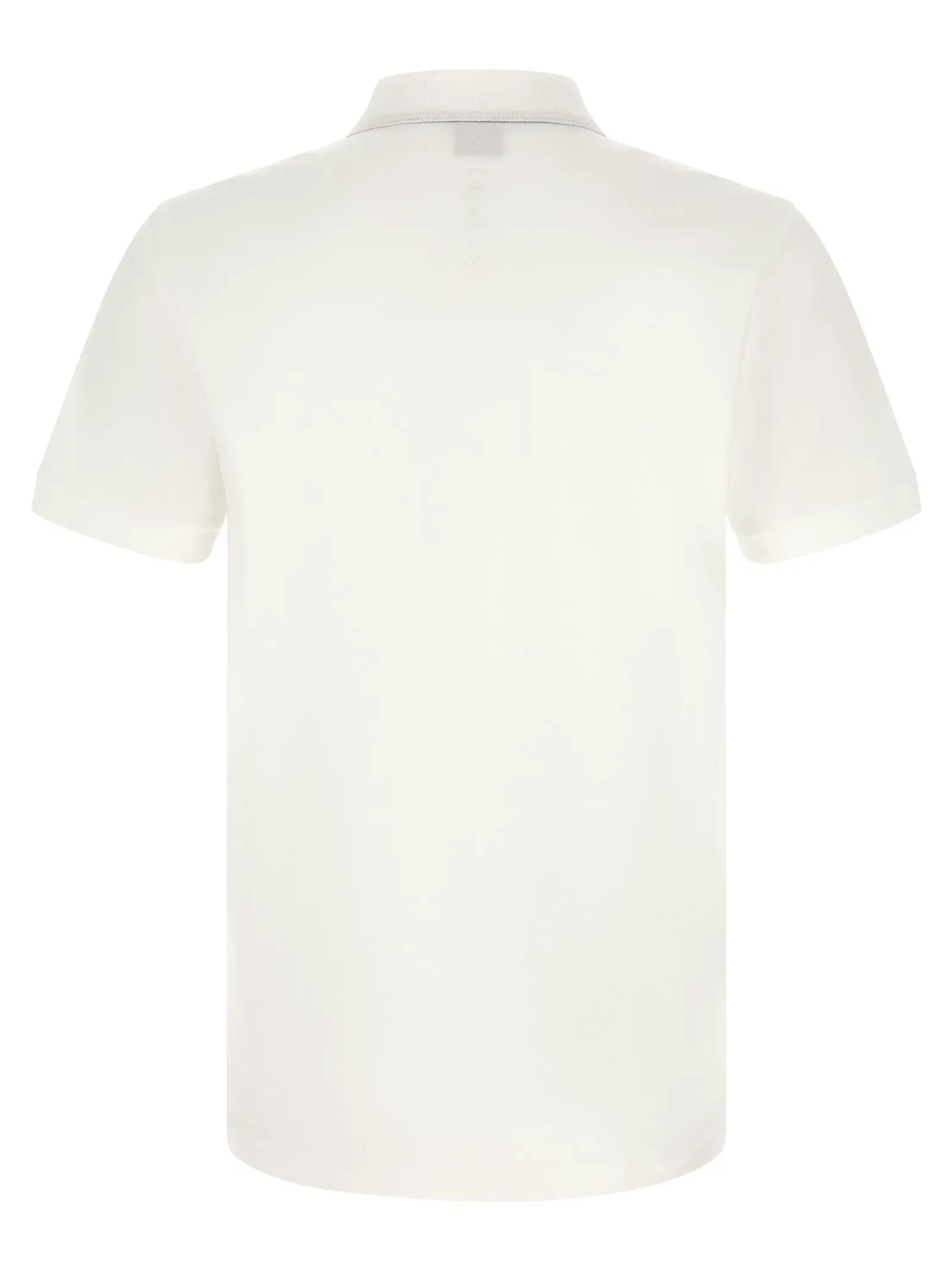 Hugo Boss White Cotton Polo Shirt