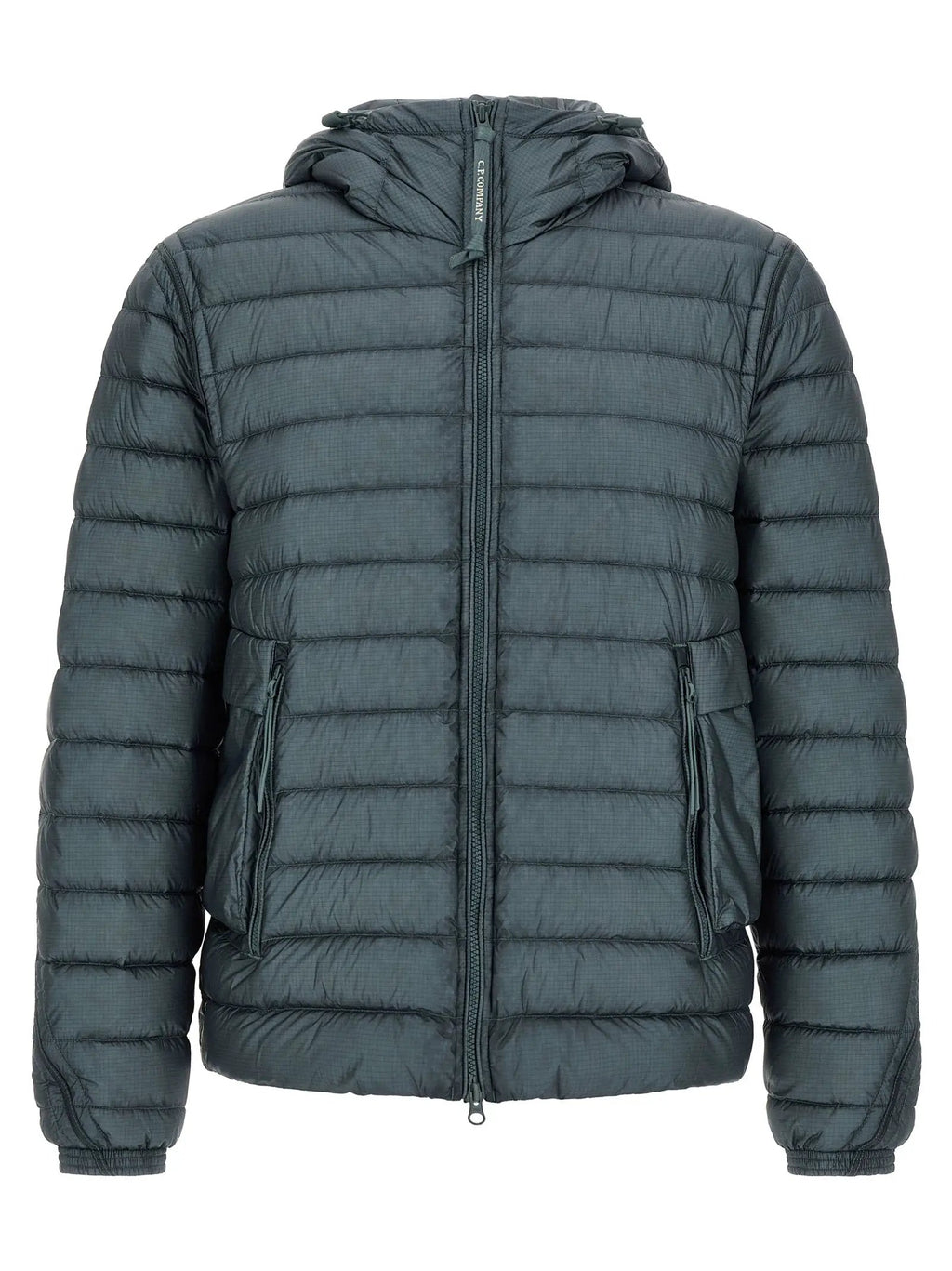 C.P. Company Blue Polyamide Full-Length Jacket