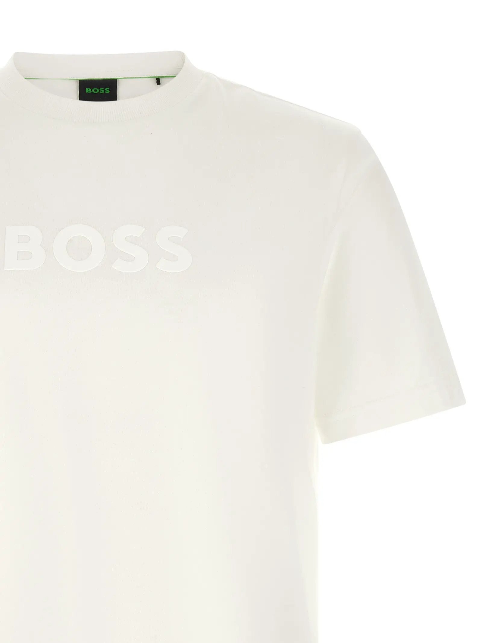 Hugo Boss White Cotton T-Shirt
