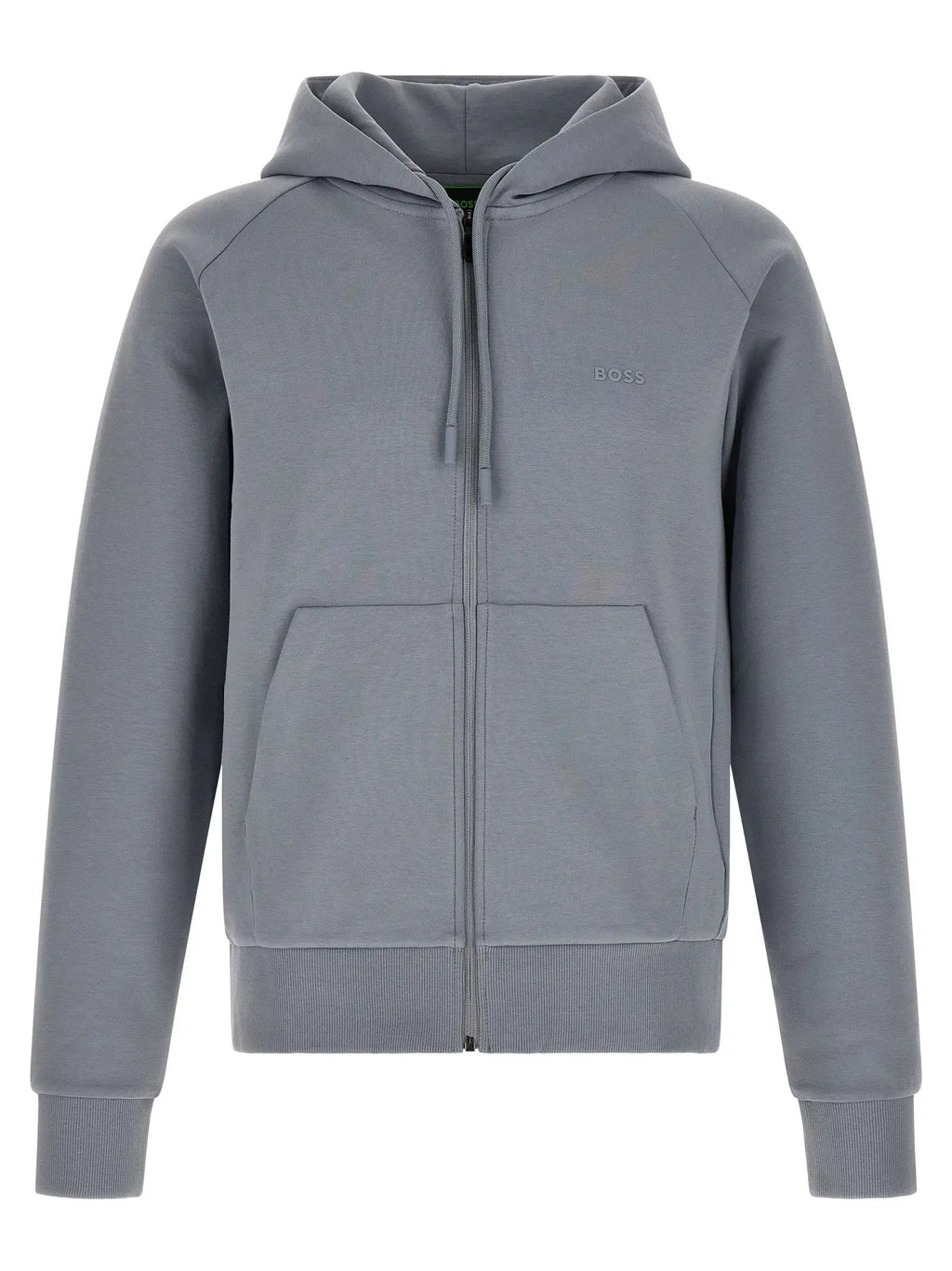 Hugo Boss Gray Cotton Sweatshirt