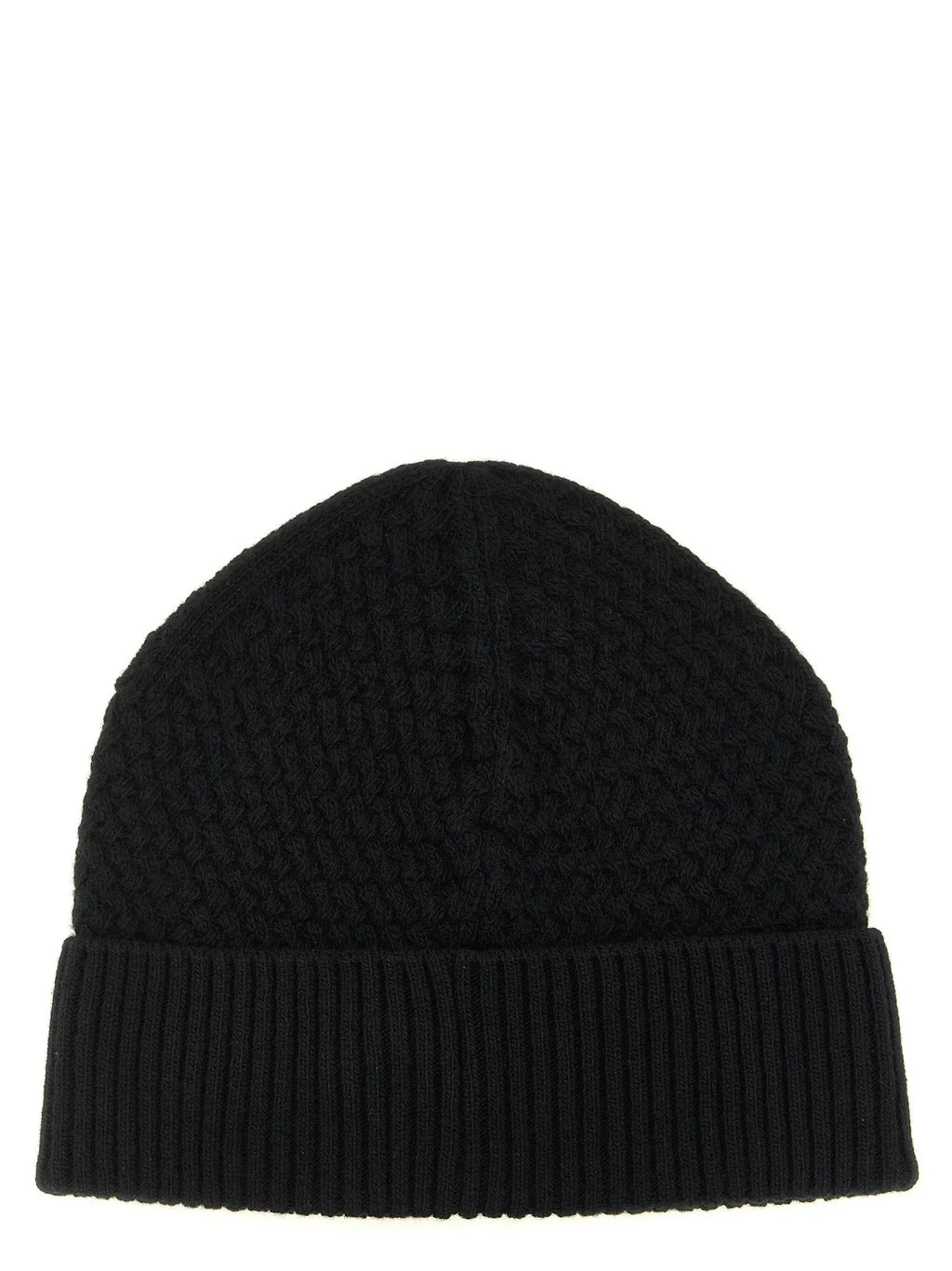 Moncler Black Leather Beanie
