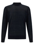 Brunello Cucinelli Blue Silk Cardigan
