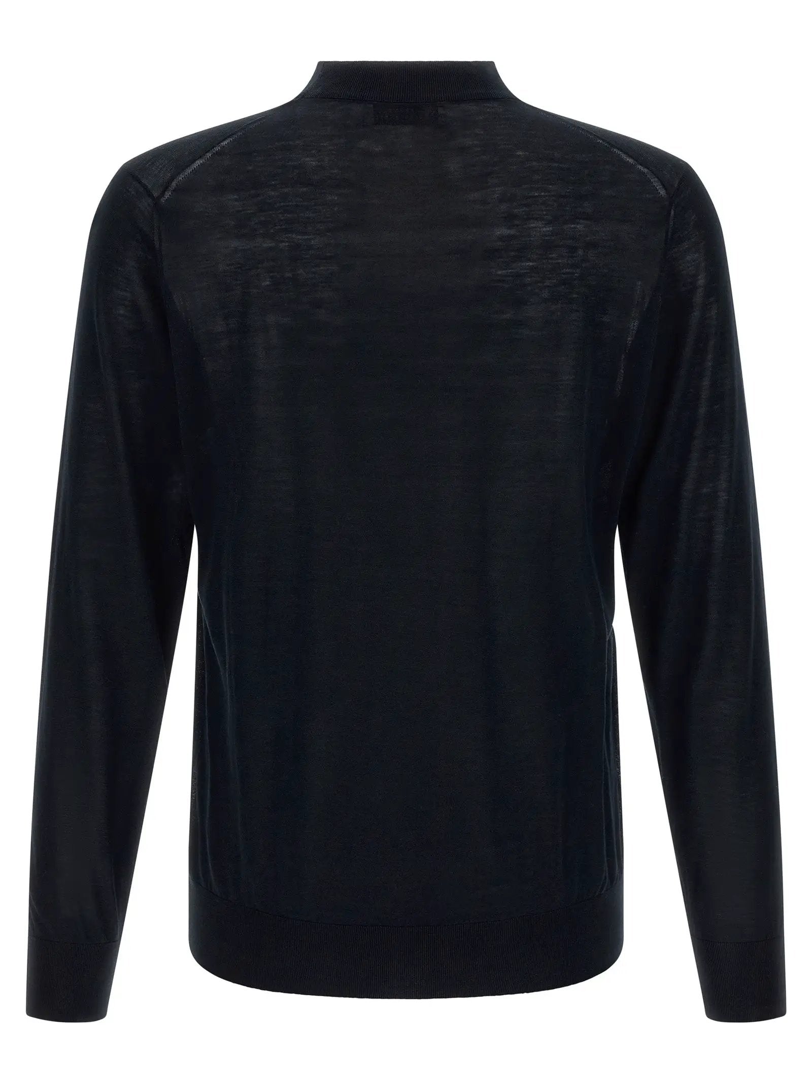 Brunello Cucinelli Blue Silk Cardigan