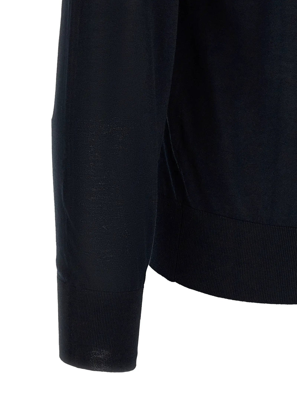 Brunello Cucinelli Blue Silk Cardigan