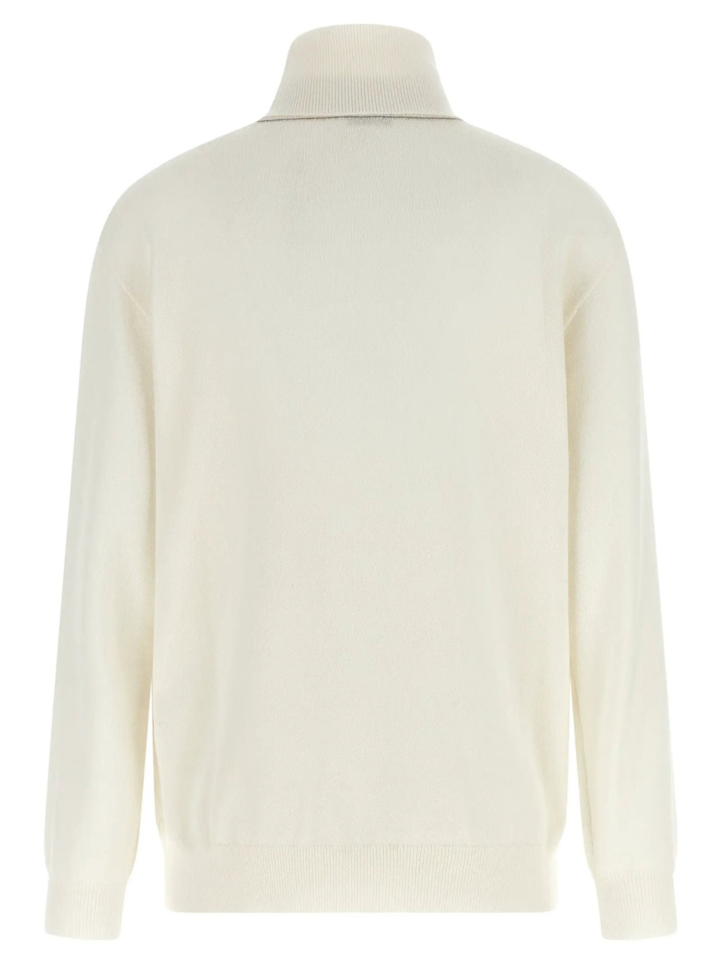 Brunello Cucinelli White Cashmere Cardigan