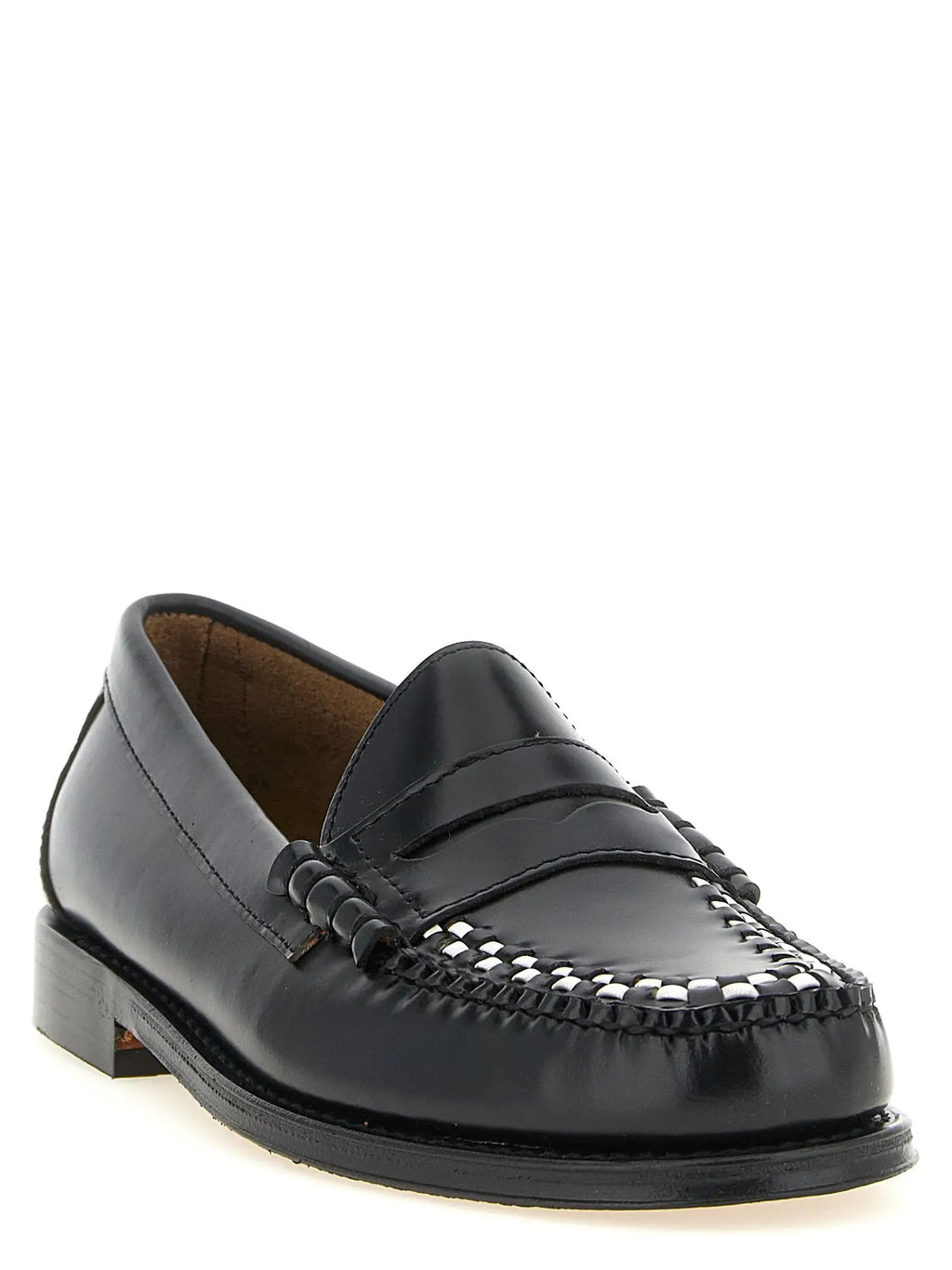 G.H. BASS Bicolor Cowhide Slip-On Loafers