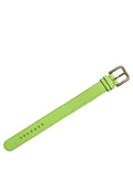 Bracelet Dolce & Gabbana en Cuir Texturé Vert avec Boucle Dorée