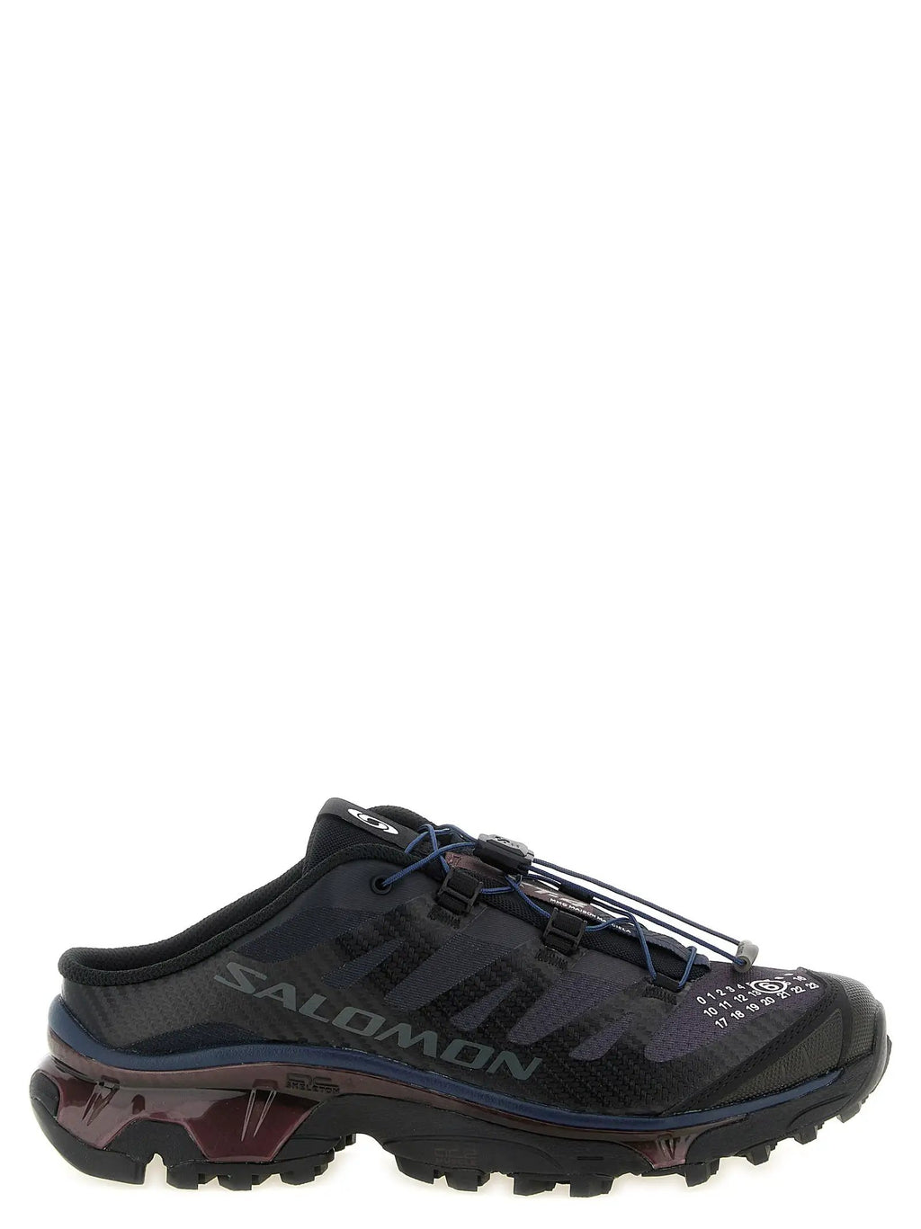 MM6 Maison Margiela Black Polyester Athletic Sneakers