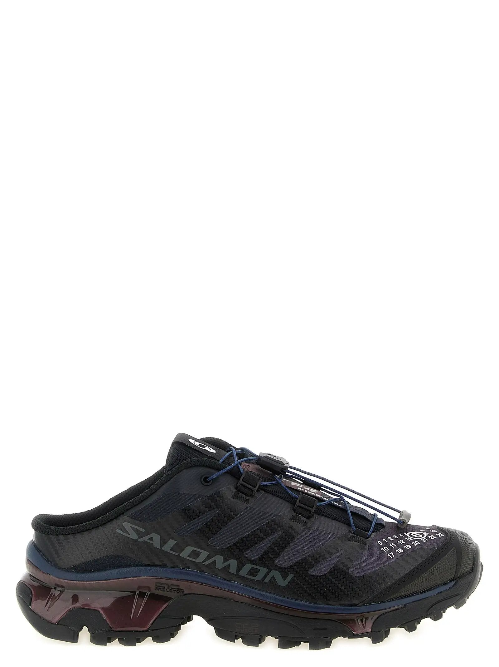 MM6 Maison Margiela Black Polyester Athletic Sneakers