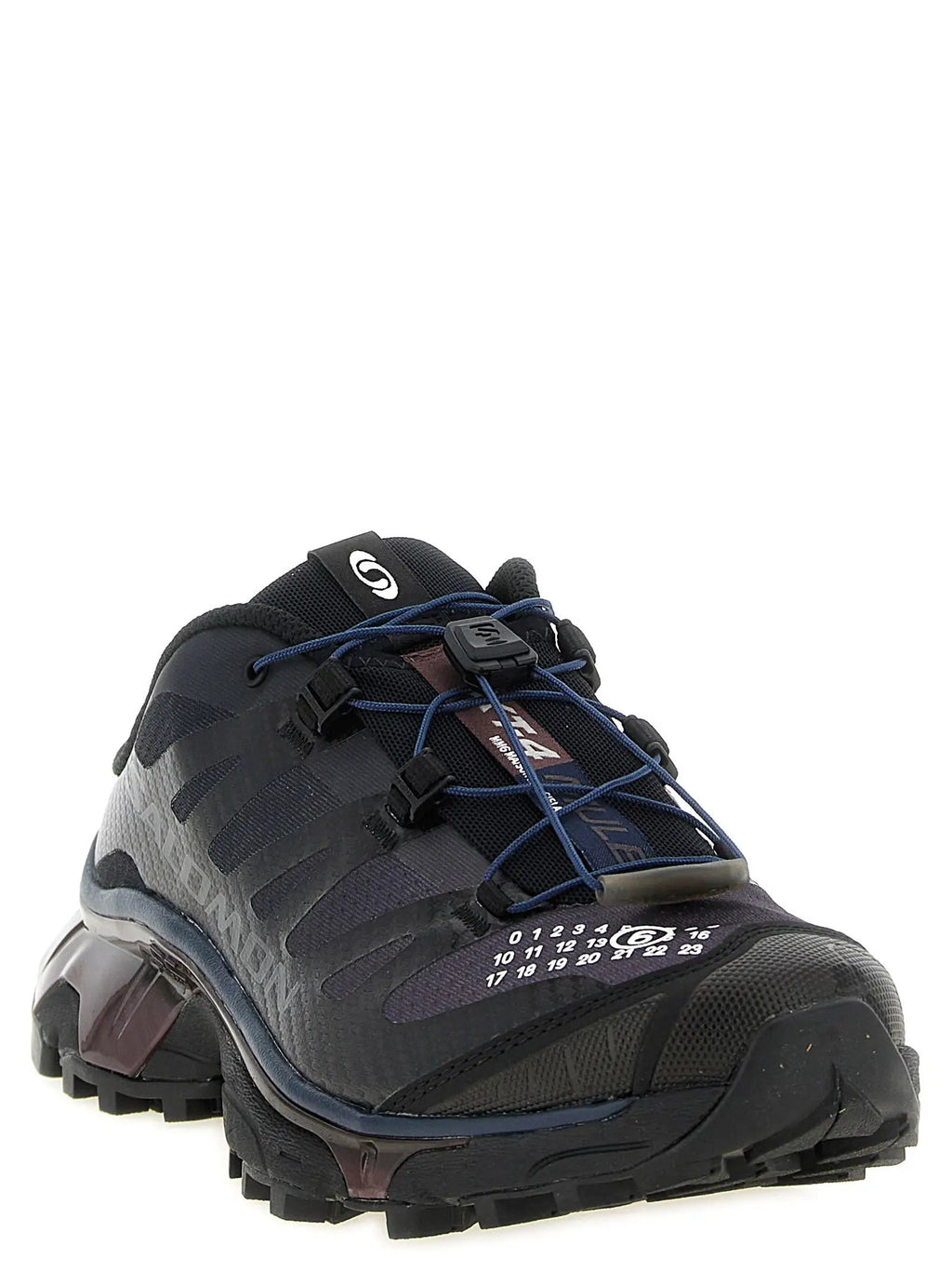 MM6 Maison Margiela Black Polyester Athletic Sneakers