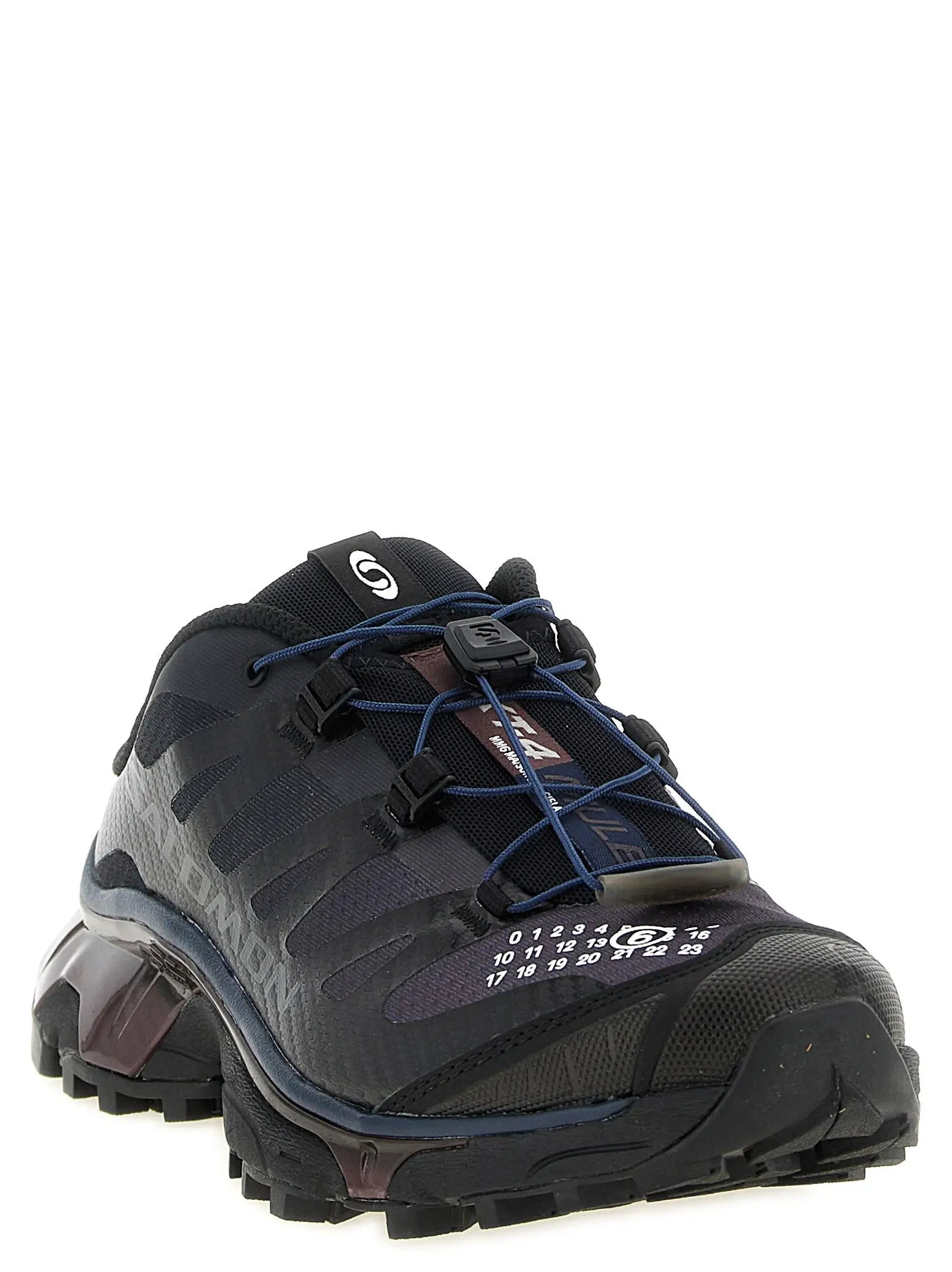 MM6 Maison Margiela Black Polyester Athletic Sneakers