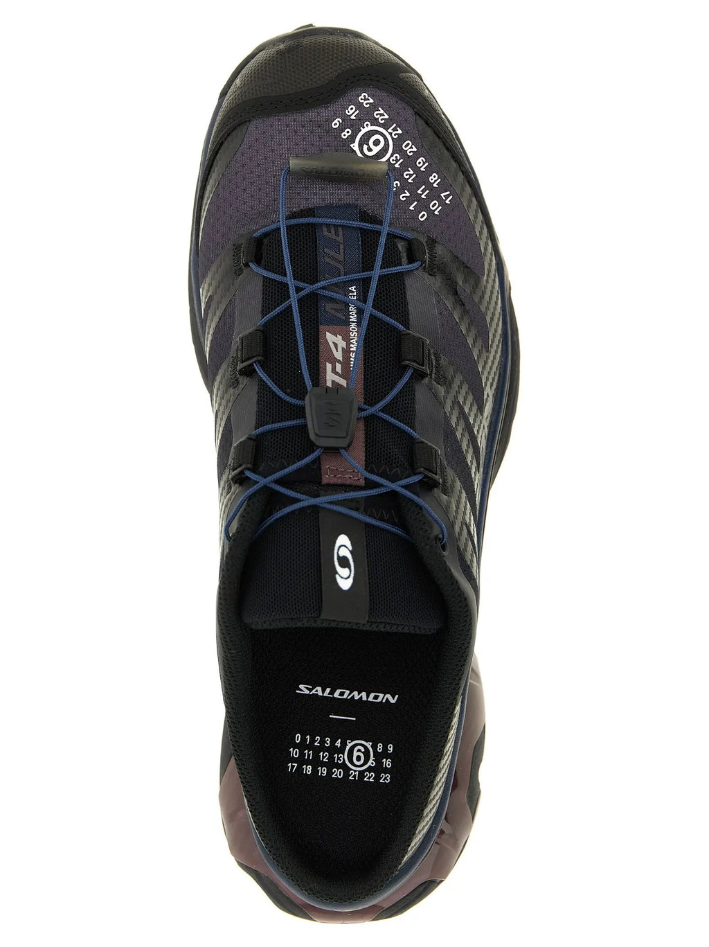 MM6 Maison Margiela Black Polyester Athletic Sneakers