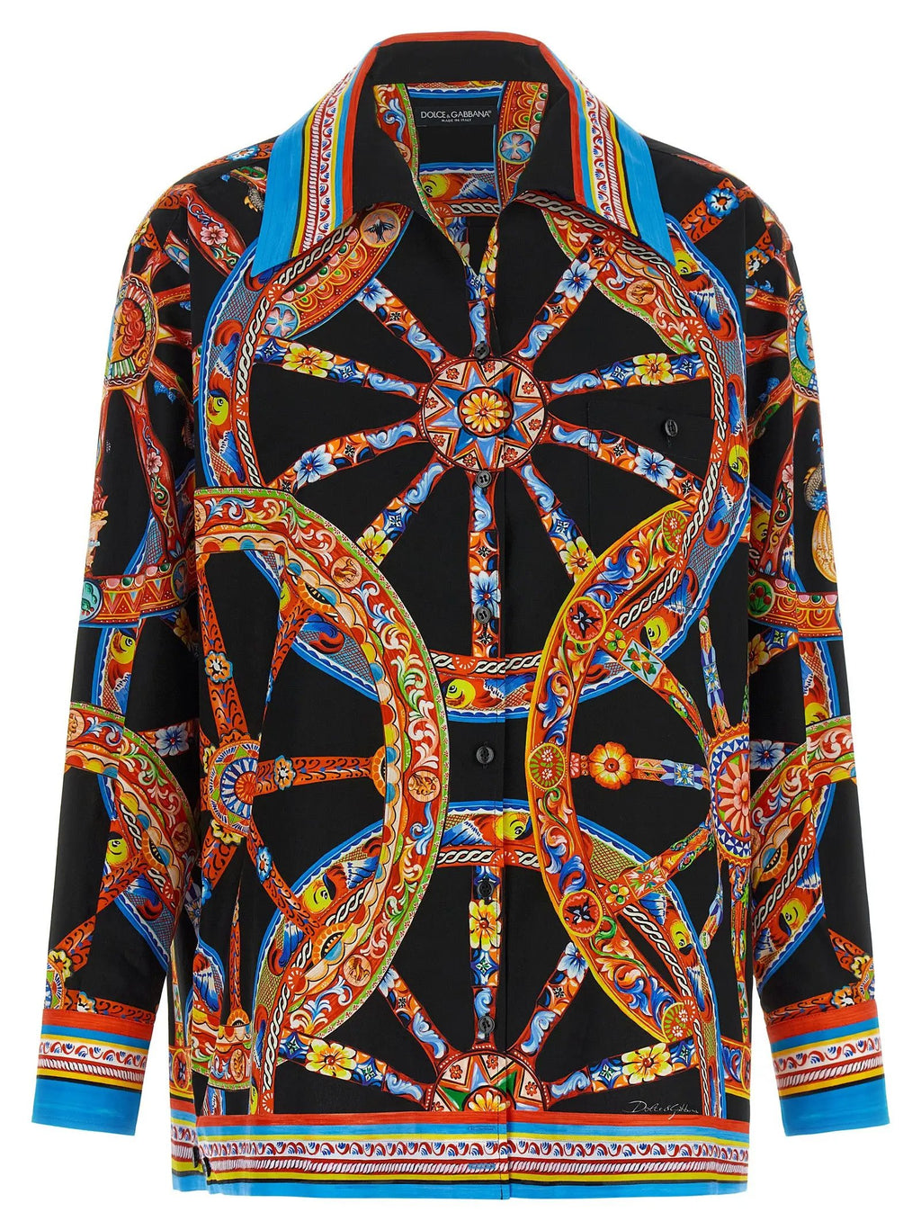 Dolce & Gabbana Dolce & Gabbana Multicolor Cotton Blouse