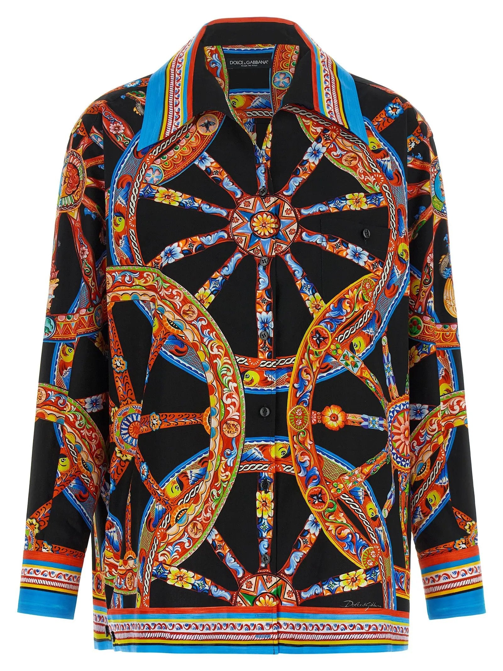 Dolce & Gabbana Dolce & Gabbana Multicolor Cotton Blouse